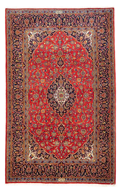 Kashan Tæppe 150x230cm - Persisk tæppe - rød