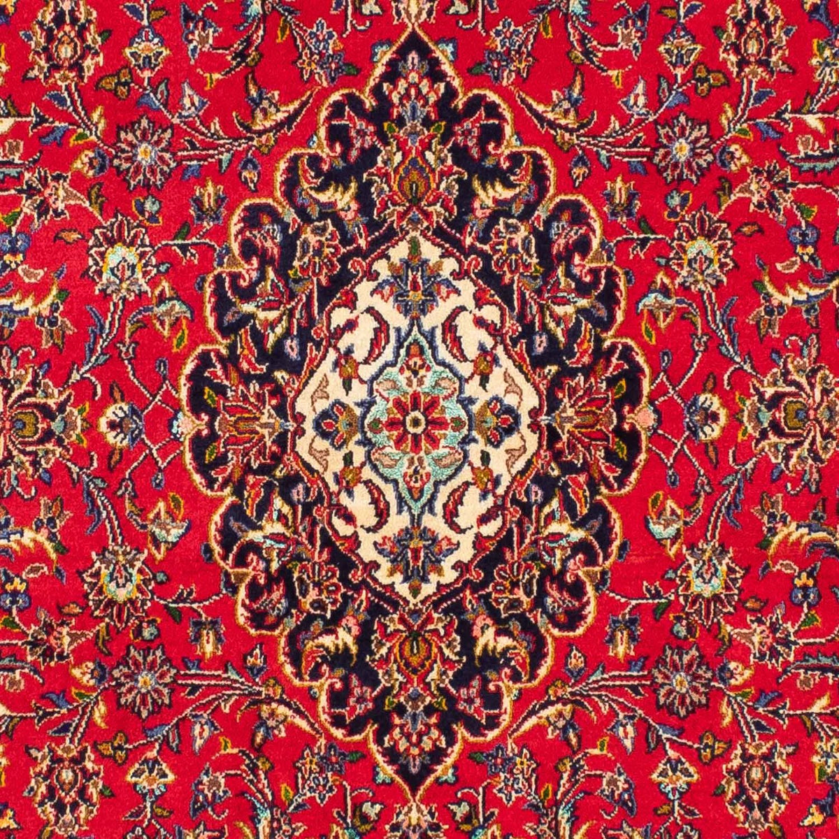 Persisk tæppe - Keshan - 225 x 138 cm - rød