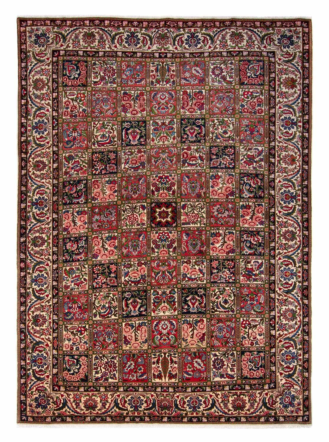 Persisk tæppe - Nomadisk - 355 x 260 cm - mørkeblå