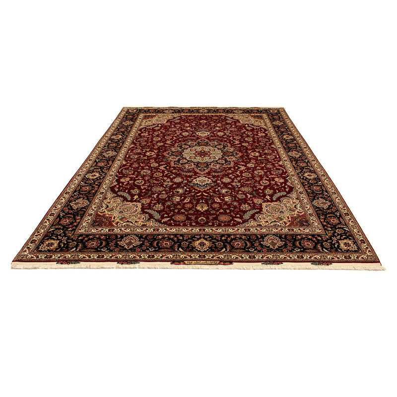 Persisk tæppe - Tabriz - Royal - 352 x 252 cm - mørkerød