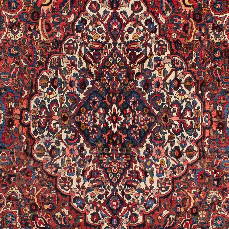 Persisk tæppe - Nomadisk - 312 x 202 cm - mørkerød