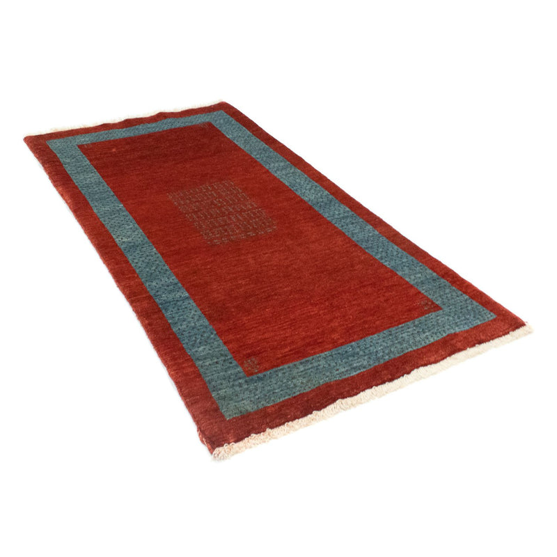 Løber Gabbeh Tæppe - Loribaft Persisk - 174 x 88 cm - rød