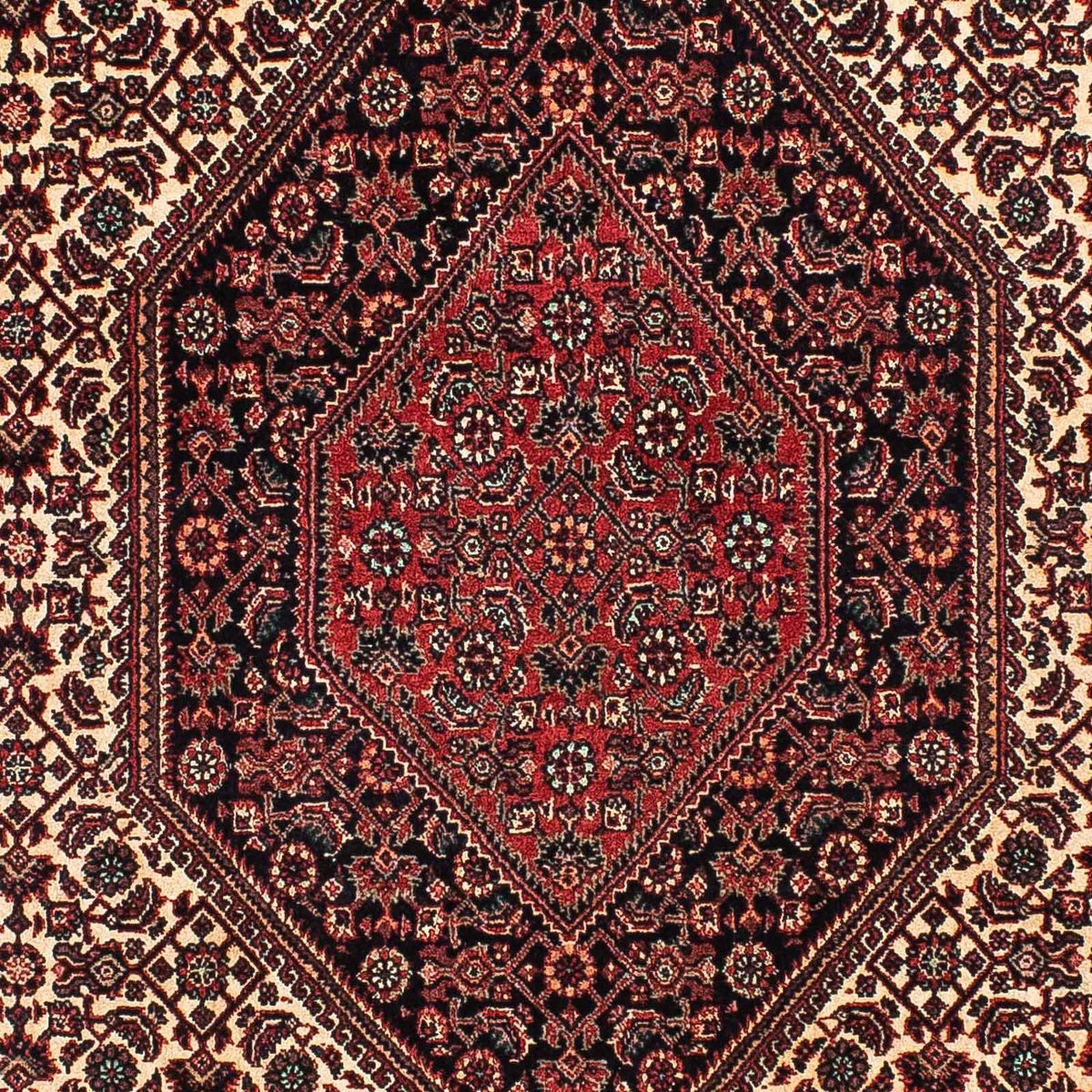 Løber Persisk tæppe - Bijar - 198 x 102 cm - beige