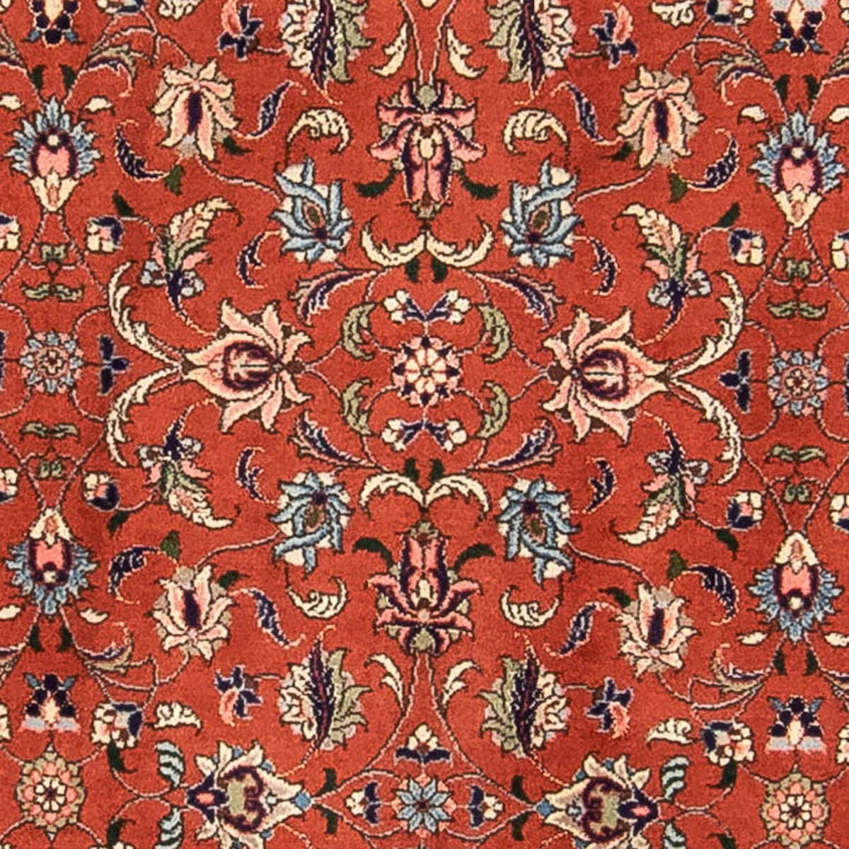 Persisk tæppe - Bijar - 242 x 173 cm - mørkerød