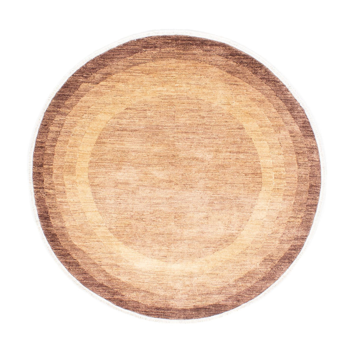 Ziegler Tæppe - Moderne rundt  - 153 x 151 cm - brun