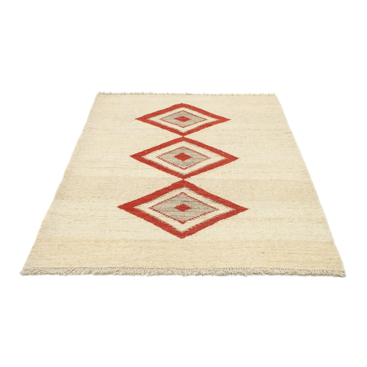 Gabbeh-tæppe - Persisk - 186 x 125 cm - beige