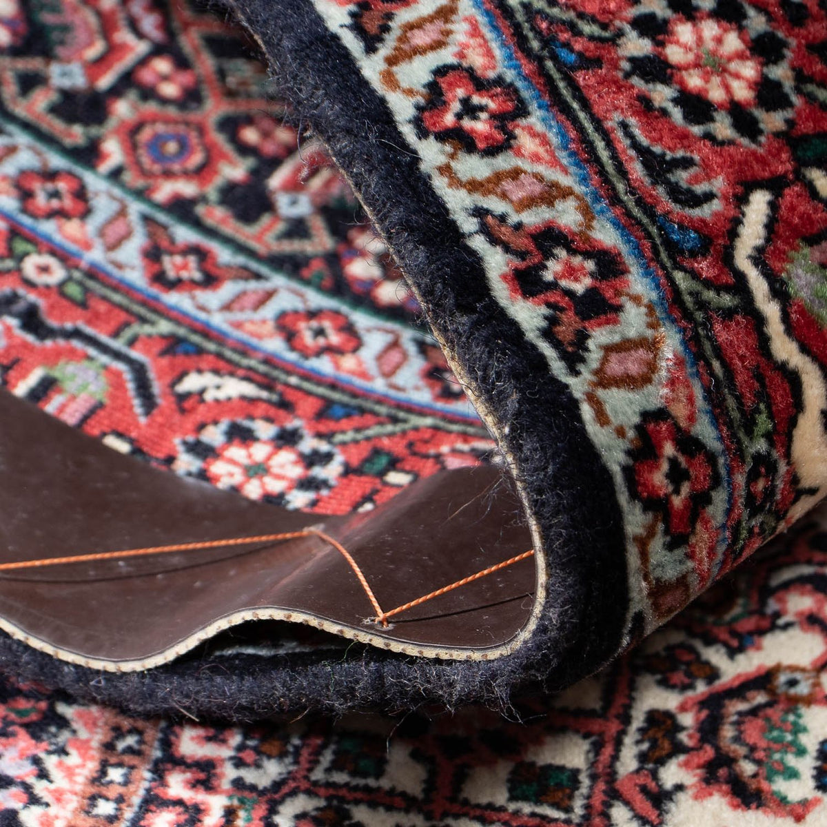 Løber Persisk tæppe - Bijar - 193 x 76 cm - rød