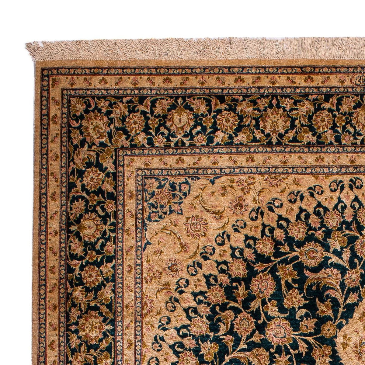 Silketæppe - China Silk - 183 x 122 cm - mørkerød