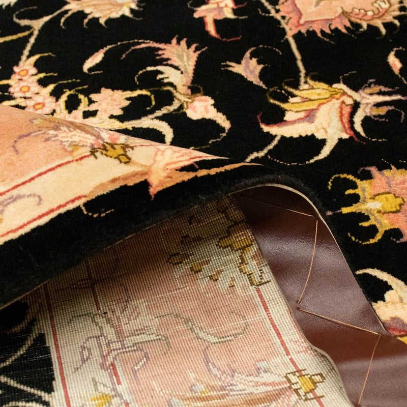 Persisk tæppe - Tabriz - Royal - 154 x 105 cm - sort