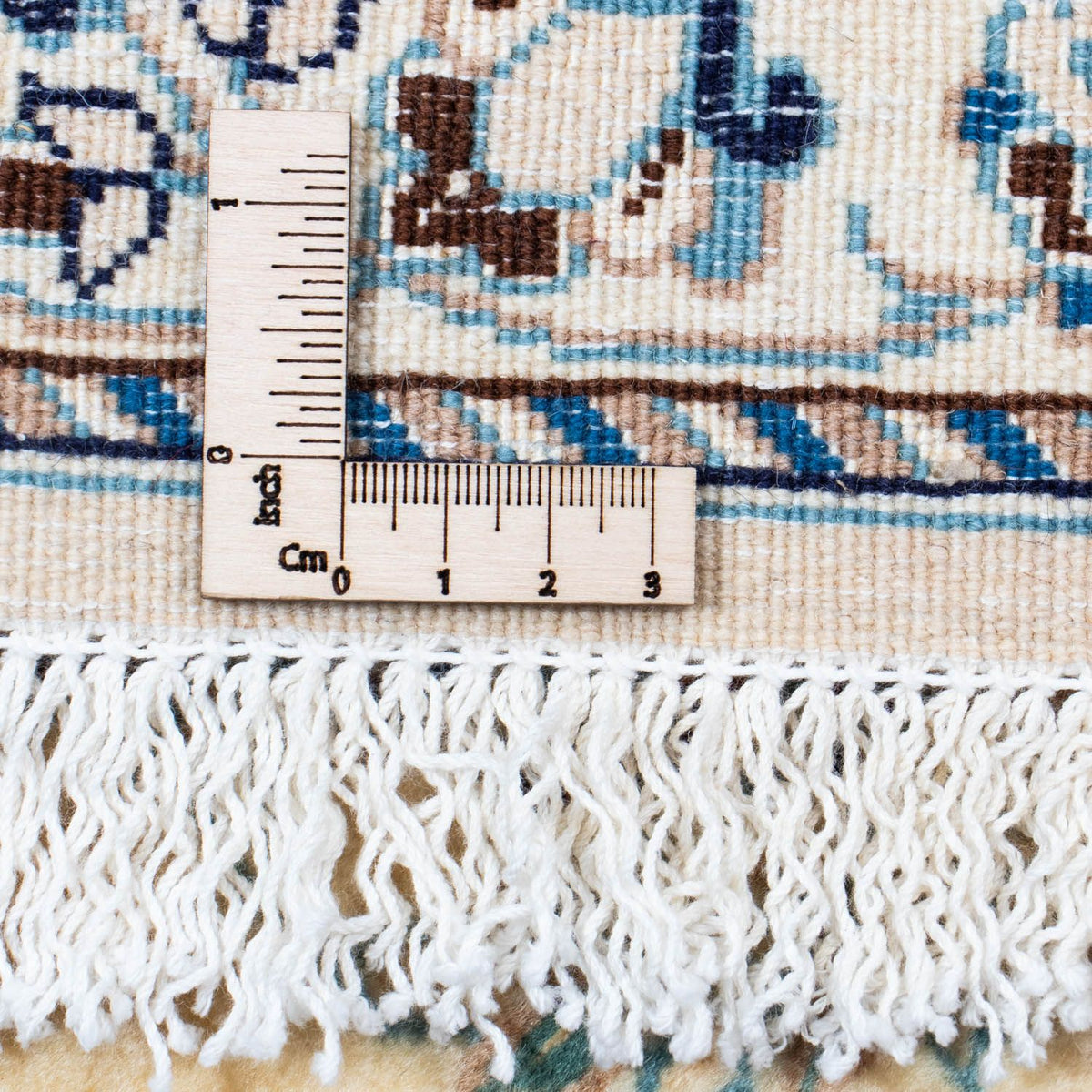 Persisk tæppe - Nain - 289 x 197 cm - beige