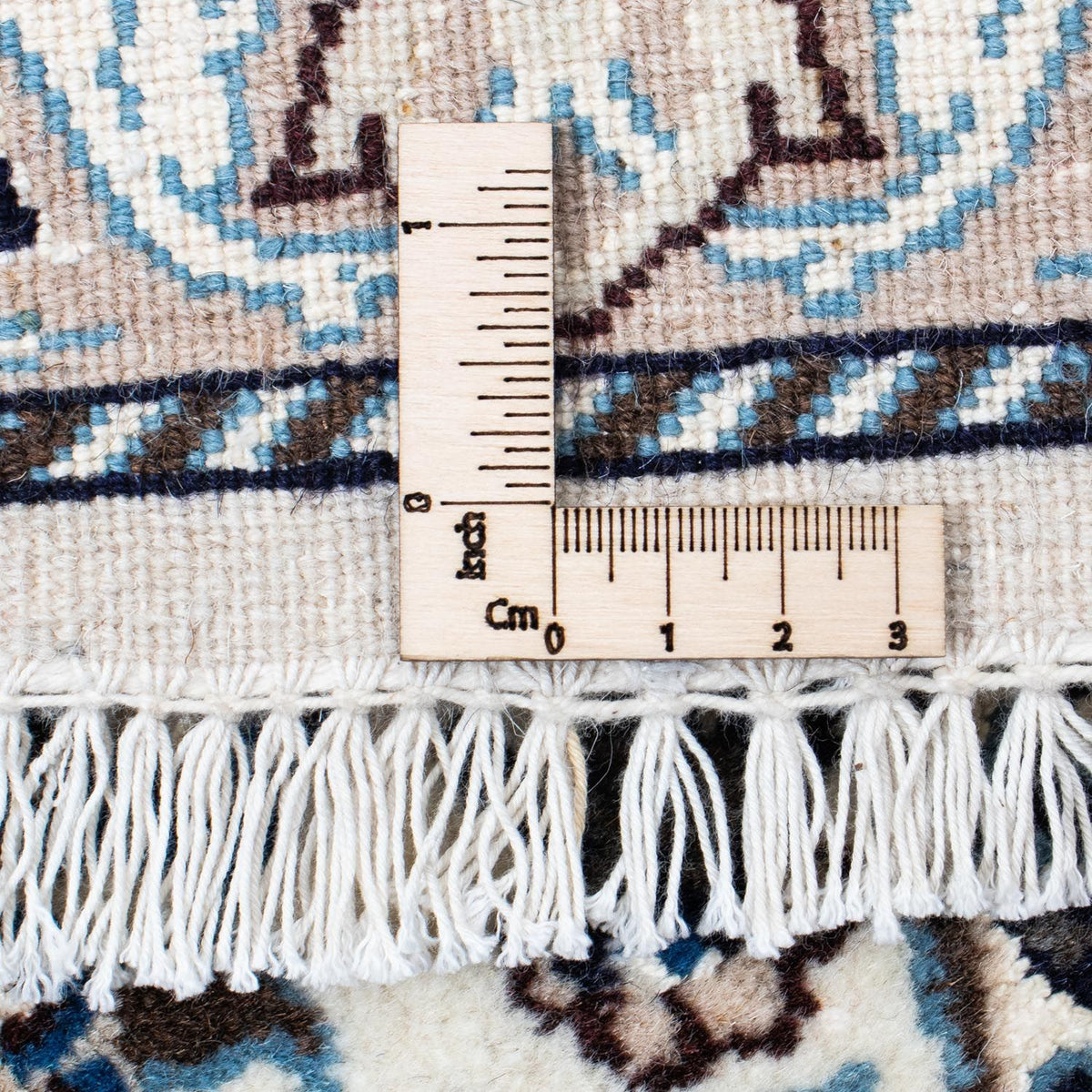 Persisk tæppe - Nain - 283 x 200 cm - beige