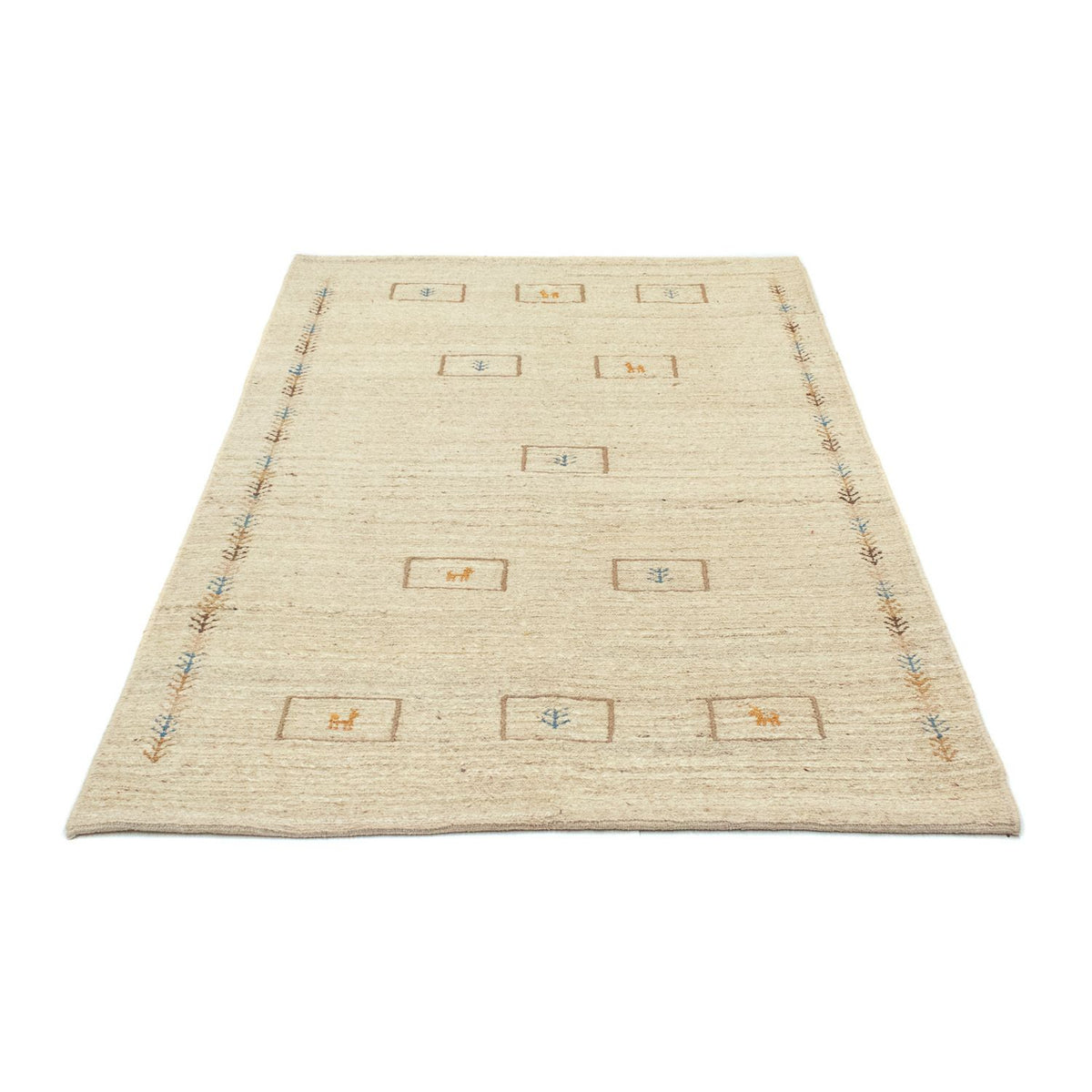 Gabbeh-tæppe - Persisk - 166 x 113 cm - beige