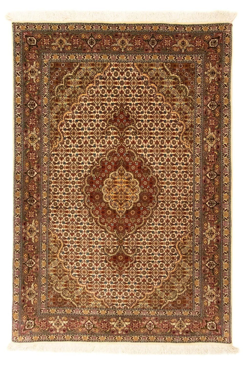 Persisk tæppe - Tabriz - Royal - 126 x 83 cm - beige
