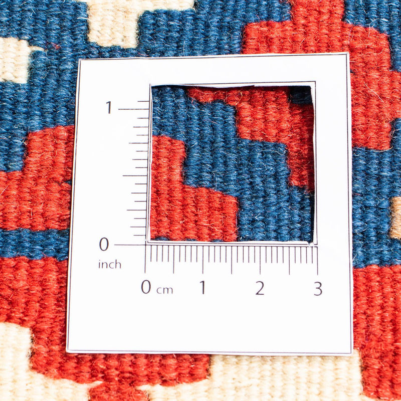 Kelim-tæppe - orientalsk firkantet  - 103 x 100 cm - flerfarvet