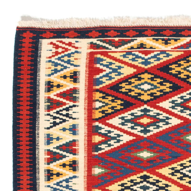 Kelim-tæppe - orientalsk firkantet  - 104 x 103 cm - flerfarvet