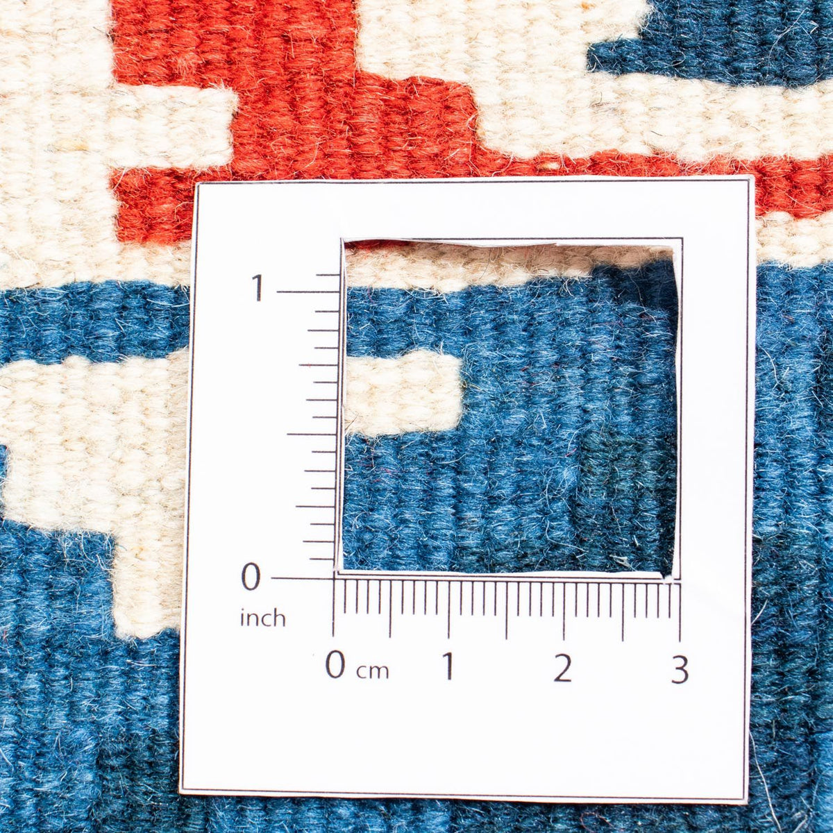 Kelim-tæppe - orientalsk firkantet  - 103 x 102 cm - beige