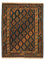 Kelim-tæppe - orientalsk - 195 x 157 cm - mørkeblå