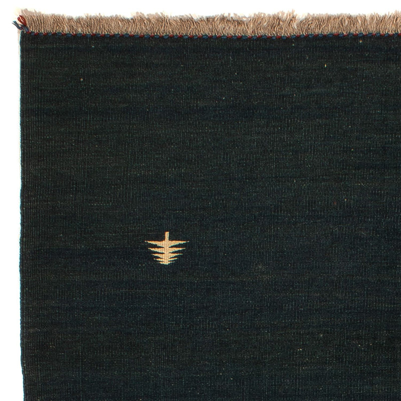 Kelim-tæppe - orientalsk - 200 x 150 cm - mørkeblå