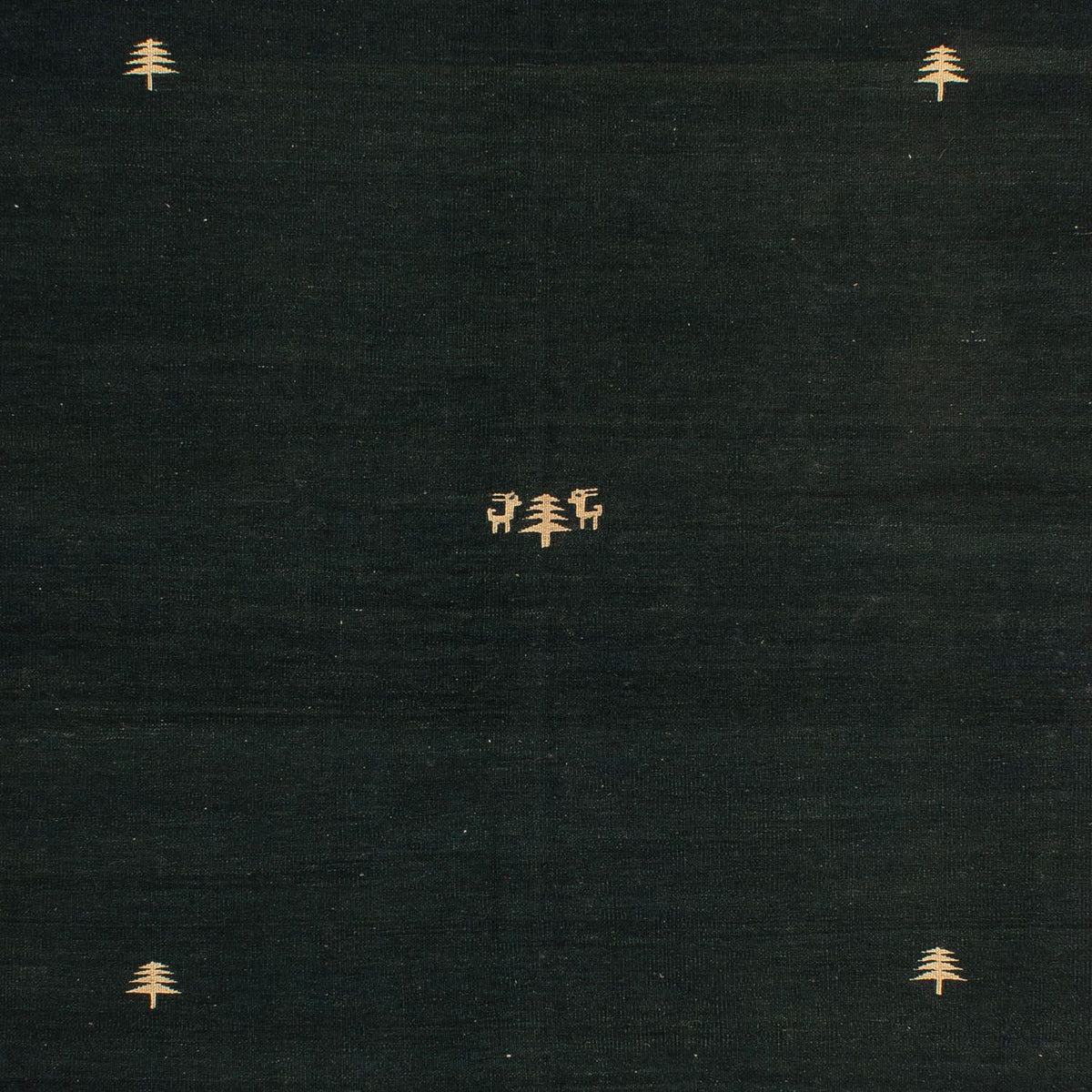 Kelim-tæppe - orientalsk - 200 x 150 cm - mørkeblå