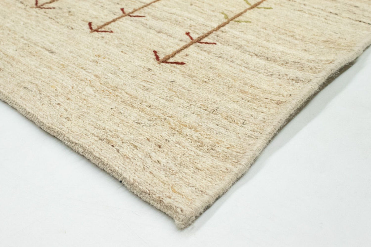 Gabbeh-tæppe - Persisk - 145 x 101 cm - beige