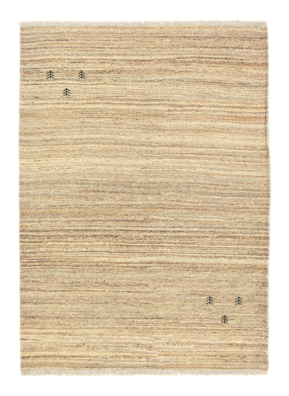 Gabbeh-tæppe - Persisk - 178 x 124 cm - beige