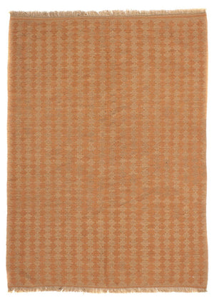 Kelim-tæppe - orientalsk - 216 x 158 cm - lys brun