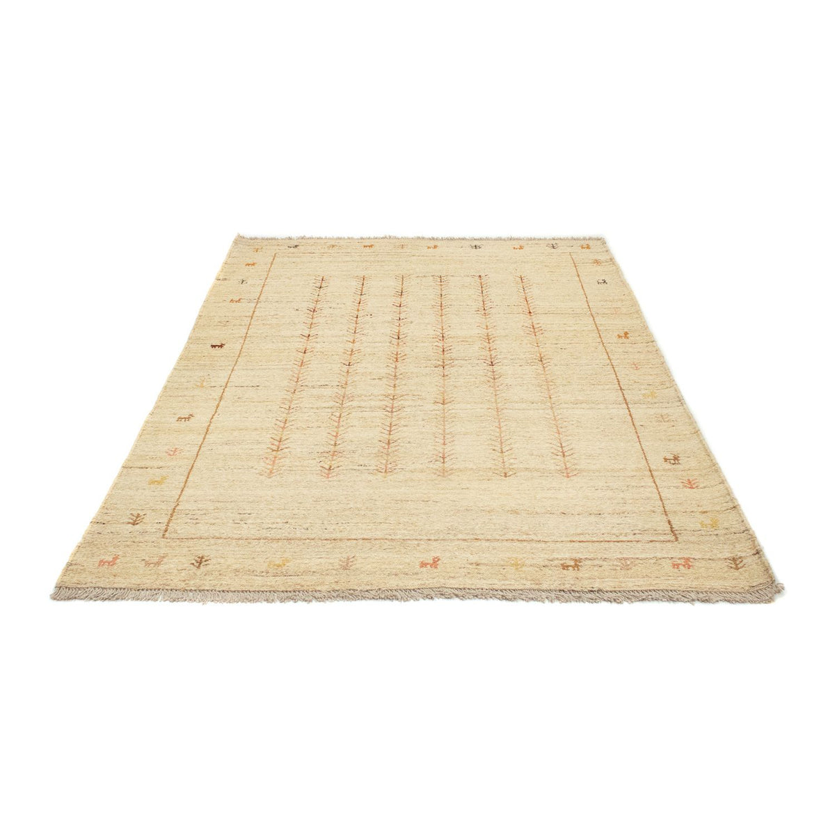 Gabbeh-tæppe - Persisk - 200 x 150 cm - beige