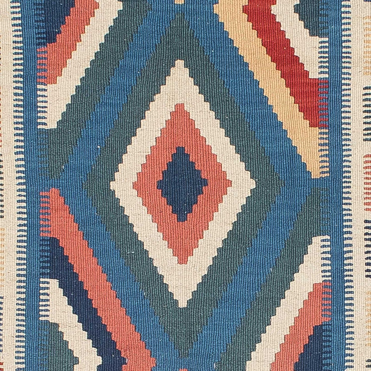 Kelim-tæppe - orientalsk - 181 x 111 cm - flerfarvet