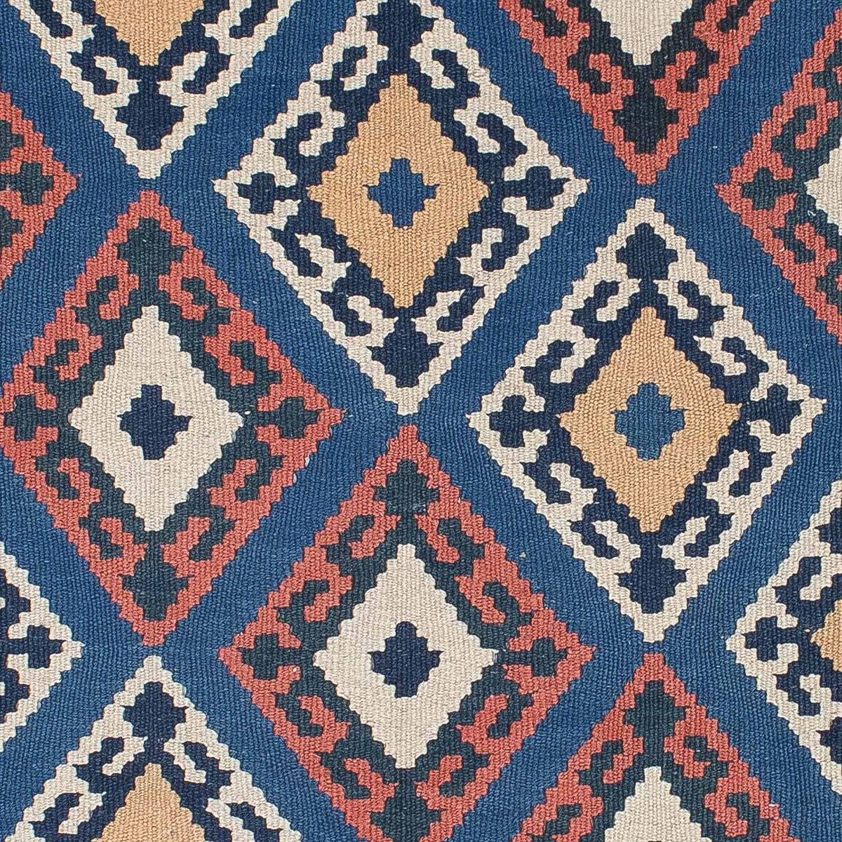 Kelim-tæppe - orientalsk - 172 x 115 cm - blå