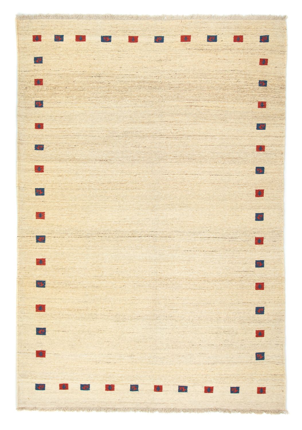 Gabbeh-tæppe - Persisk - 252 x 170 cm - beige