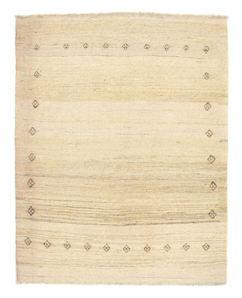 Gabbeh-tæppe - Persisk - 202 x 163 cm - beige