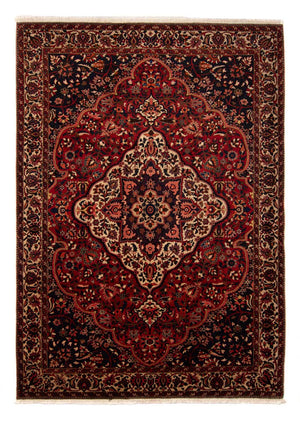 Persisk tæppe - Nomadisk - 365 x 263 cm - mørkerød