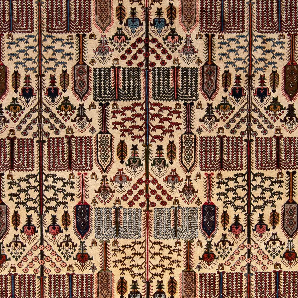 Persisk tæppe - Nomadisk - 348 x 244 cm - beige