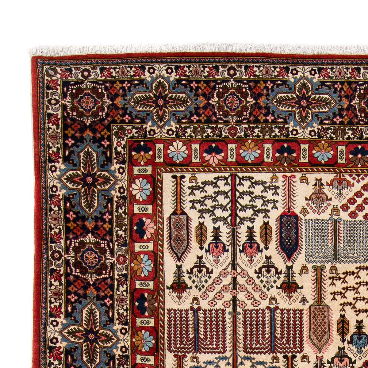 Persisk tæppe - Nomadisk - 348 x 244 cm - beige