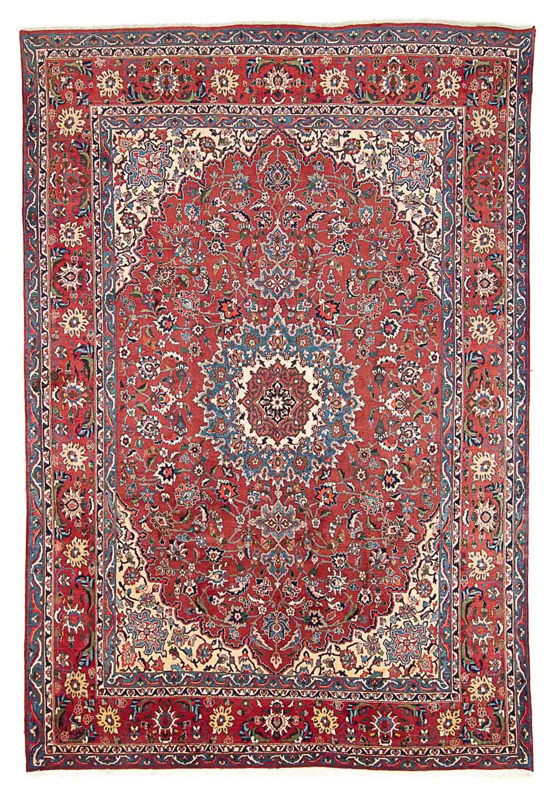 Persisk tæppe - Isfahan - Premium - 406 x 300 cm - rød