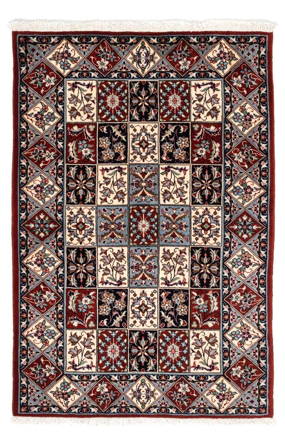 Persisk tæppe - Keshan - 154 x 97 cm - mørkerød
