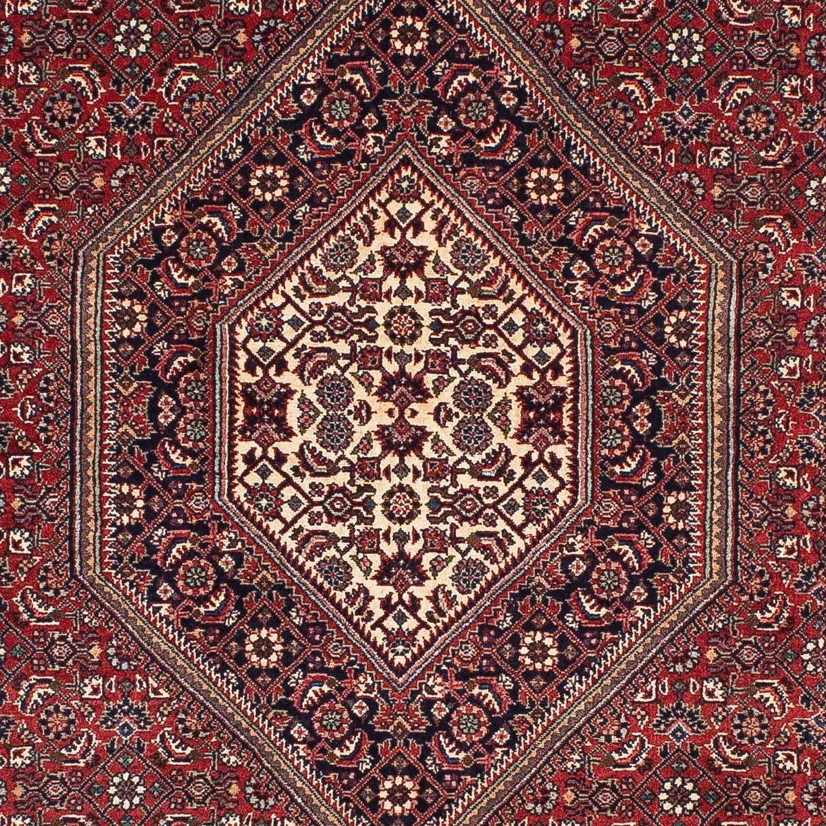 Løber Persisk tæppe - Bijar - 199 x 103 cm - rød