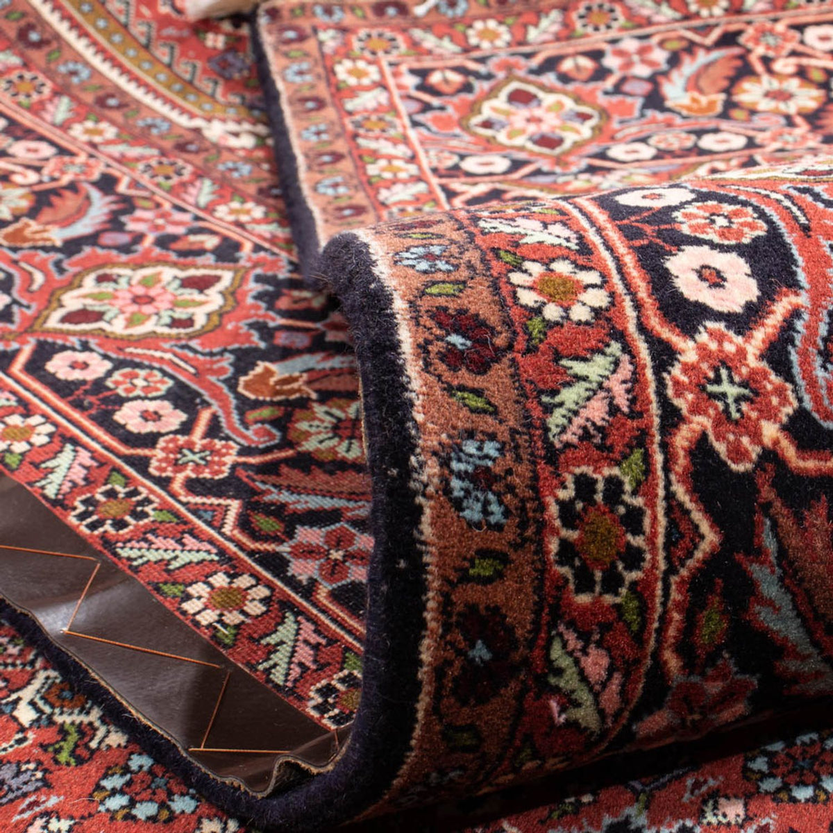 Persisk tæppe - Bijar - 340 x 252 cm - brun