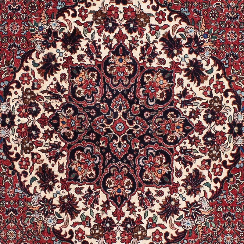 Løber Persisk tæppe - Bijar - 194 x 100 cm - mørkerød
