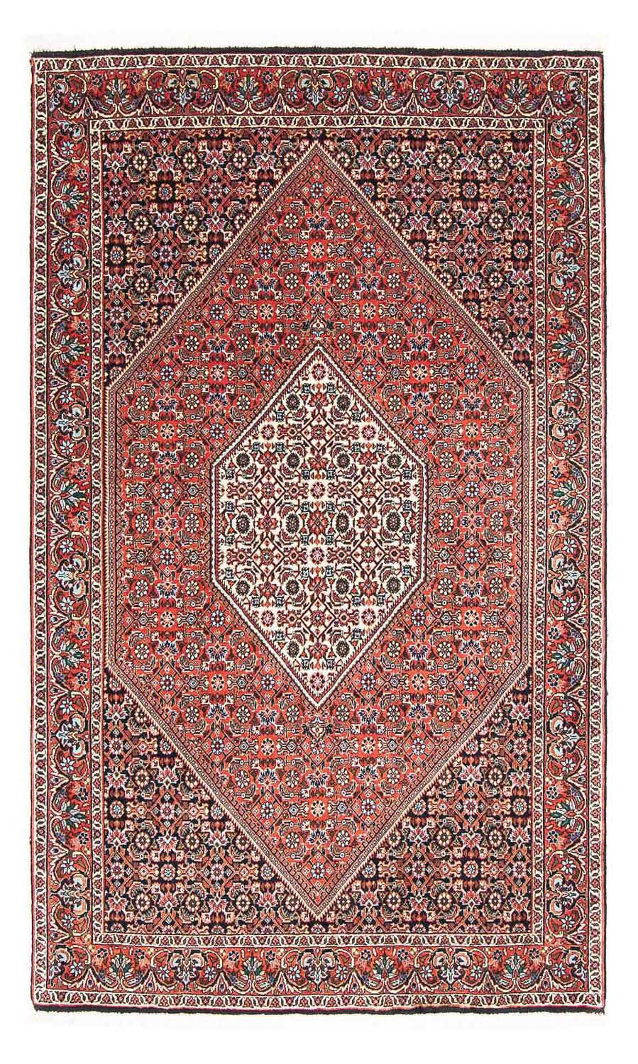 Persisk tæppe - Bijar - 178 x 110 cm - rød