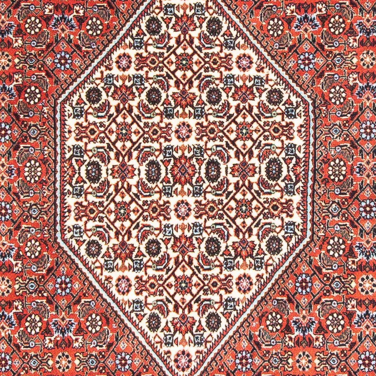 Persisk tæppe - Bijar - 178 x 110 cm - rød