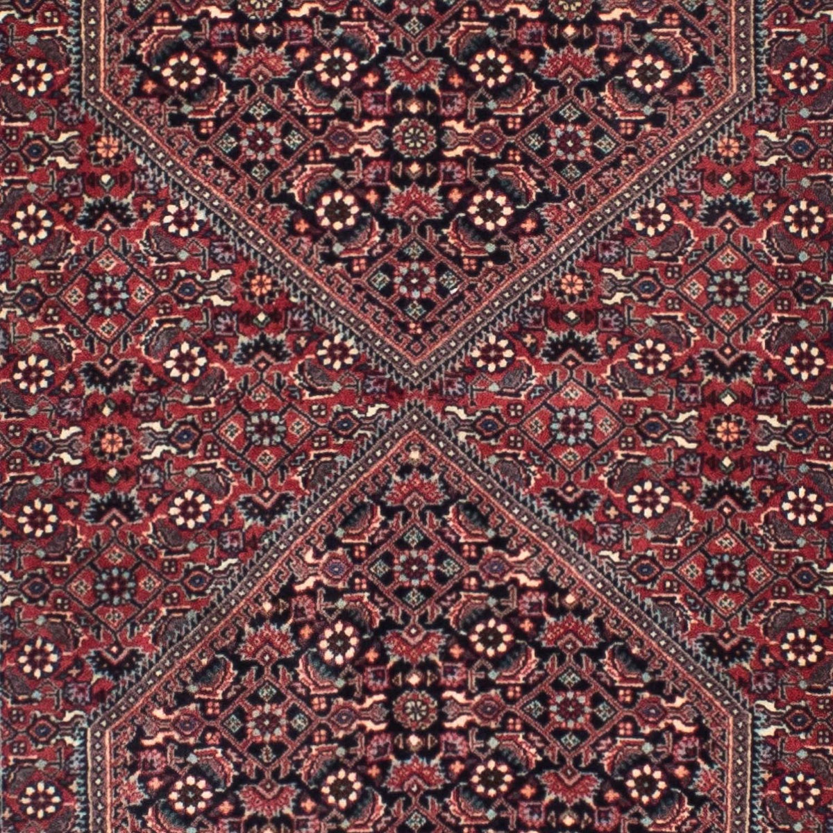 Løber Persisk tæppe - Bijar - 288 x 84 cm - rød