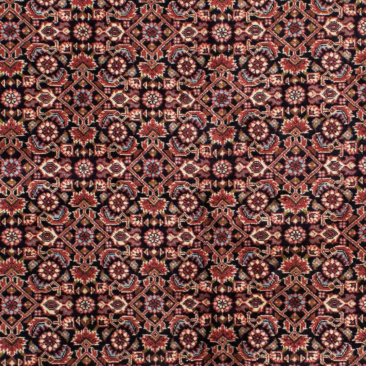 Persisk tæppe - Bijar - 213 x 141 cm - mørkebrun