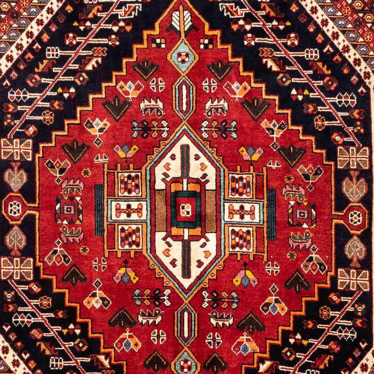 Persisk tæppe - Nomadisk - 268 x 170 cm - mørkeblå