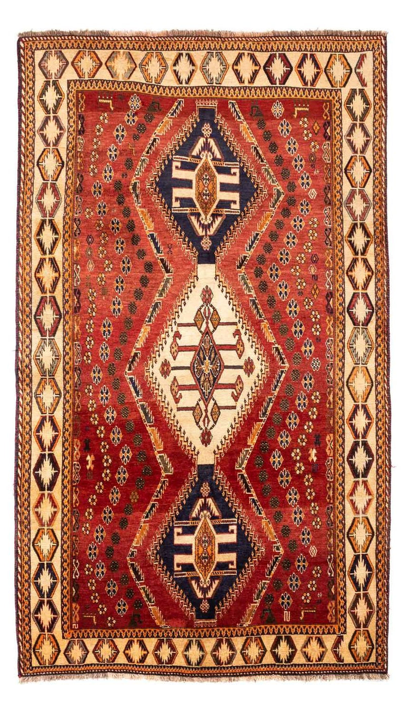 Persisk tæppe - Nomadisk - 270 x 152 cm - rød