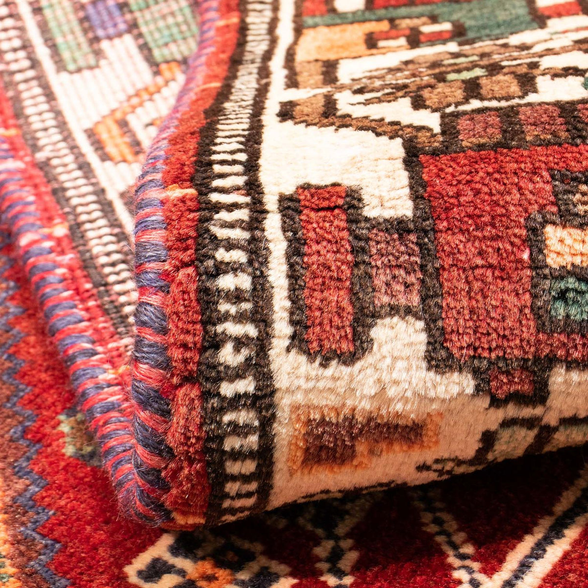 Persisk tæppe - Nomadisk - 152 x 103 cm - mørkerød