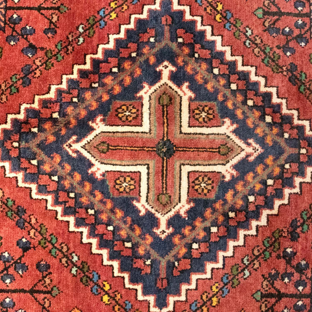 Persisk tæppe - Nomadisk - 210 x 133 cm - rød