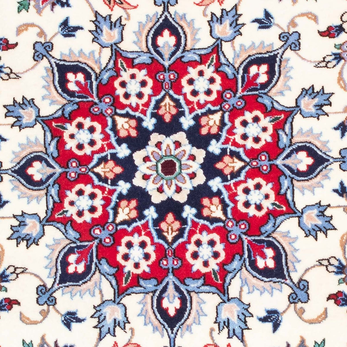 Persisk tæppe - Isfahan - Premium - 118 x 82 cm - beige
