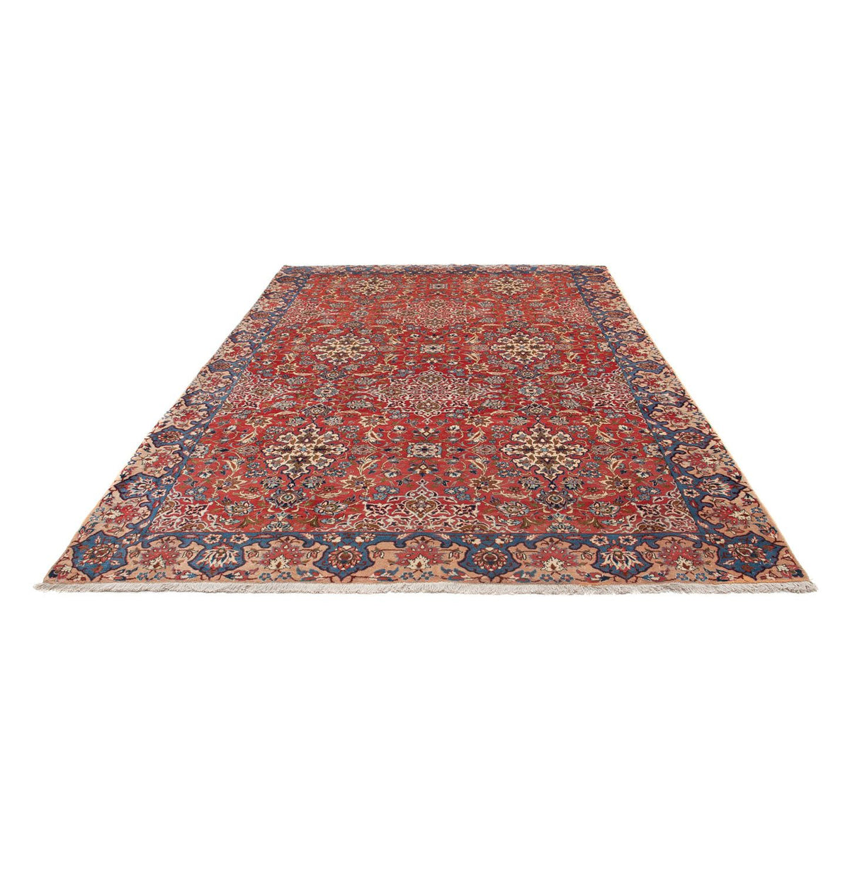 Persisk tæppe - Isfahan - Premium - 322 x 202 cm - rød