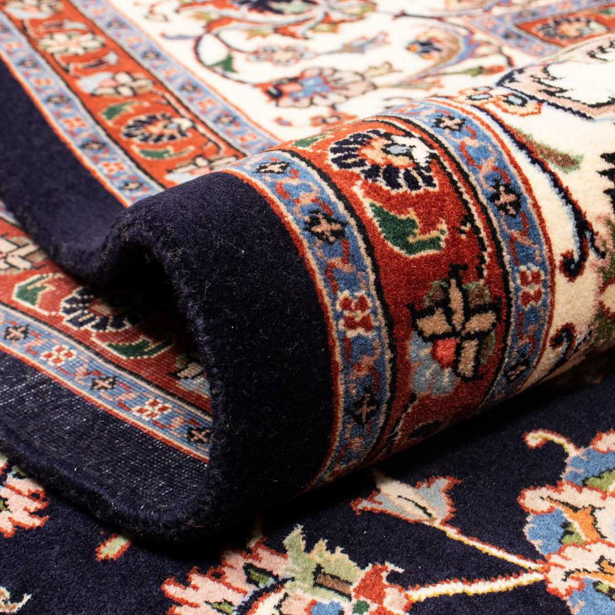 Persisk tæppe - Classic - 348 x 252 cm - mørkeblå